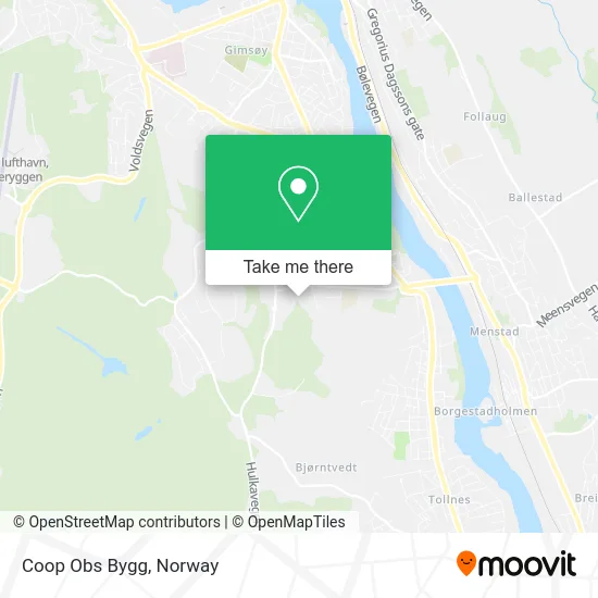 Coop Obs Bygg map