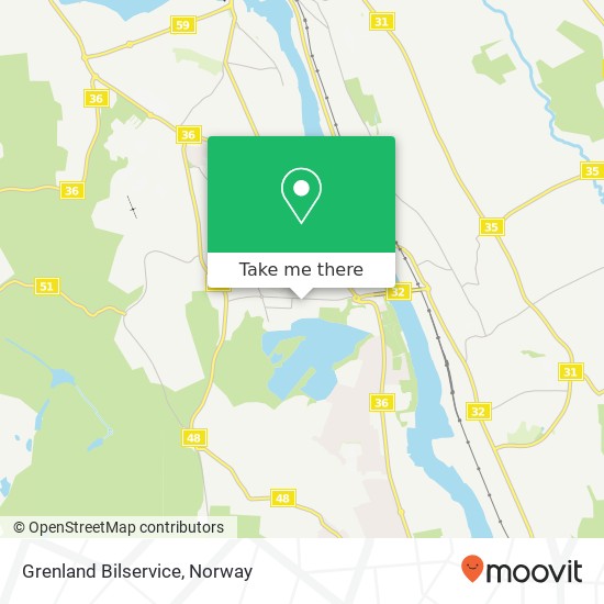 Grenland Bilservice map
