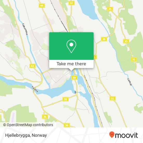 Hjellebrygga map