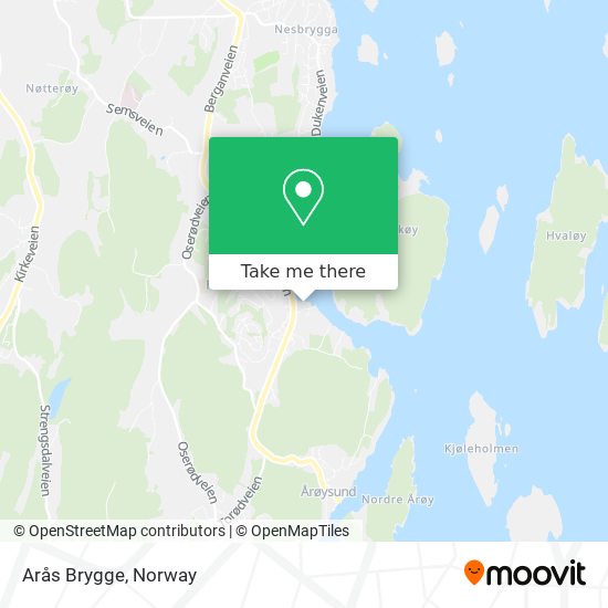 Arås Brygge map