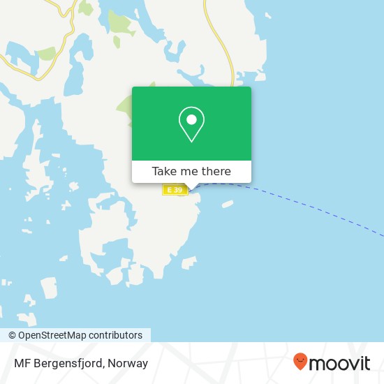 MF Bergensfjord map
