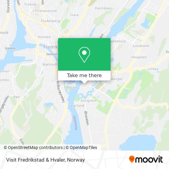 Visit Fredrikstad & Hvaler map