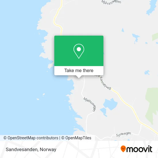 Sandvesanden map