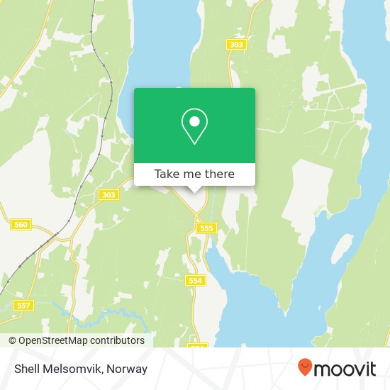 Shell Melsomvik map