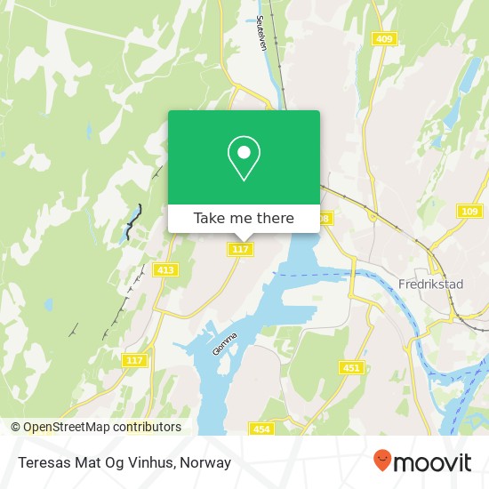 Teresas Mat Og Vinhus map