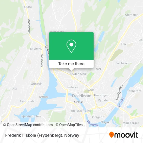 Frederik II skole (Frydenberg) map
