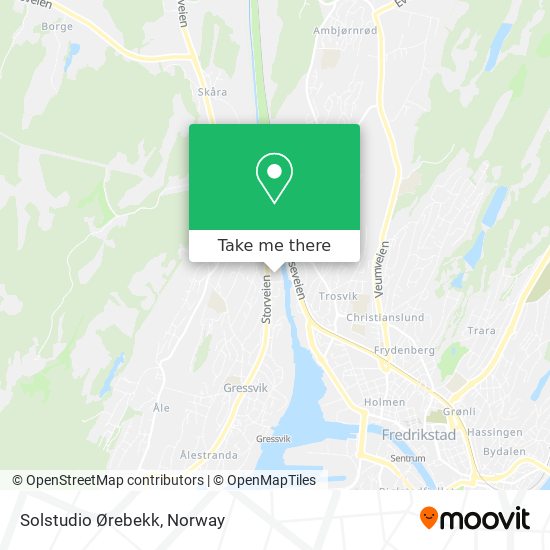 Solstudio Ørebekk map