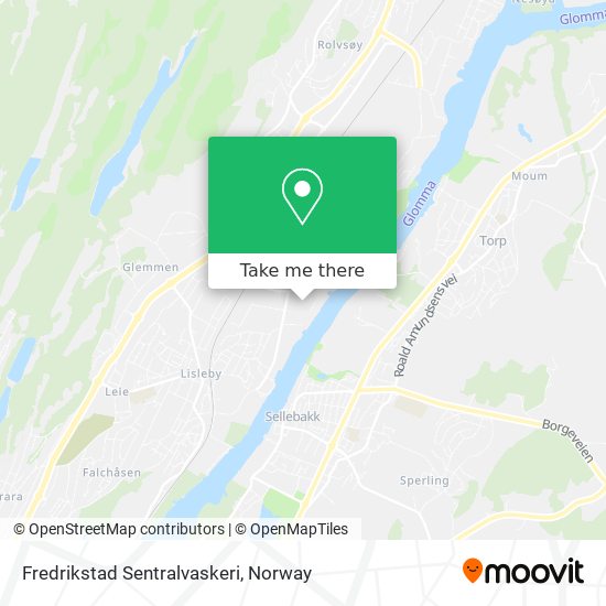 Fredrikstad Sentralvaskeri map