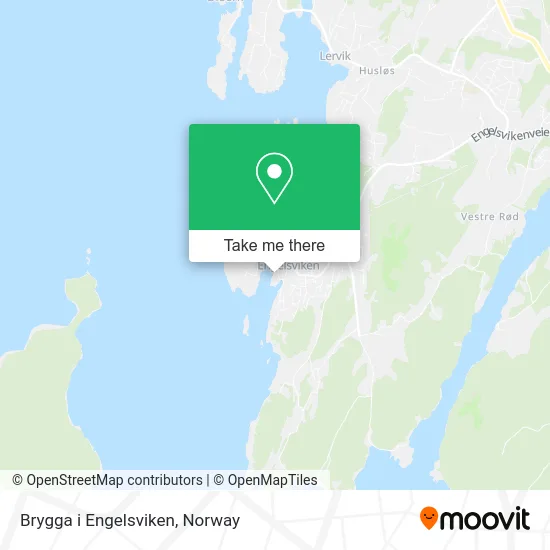 Brygga i Engelsviken map