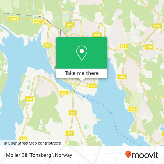 Møller Bil "Tønsberg" map