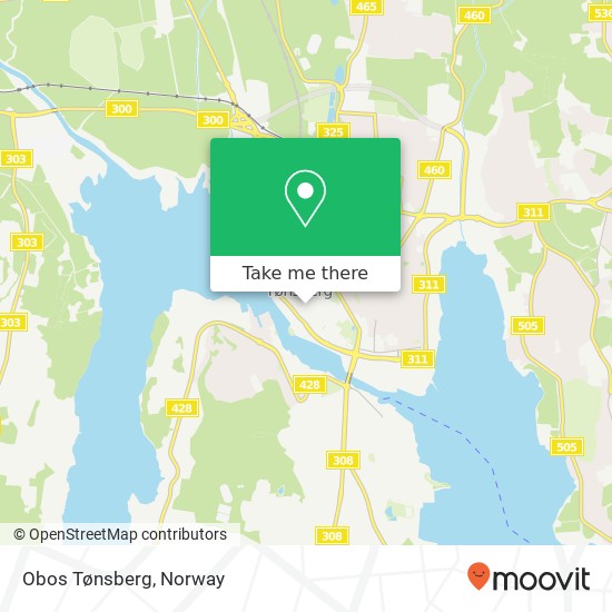 Obos Tønsberg map