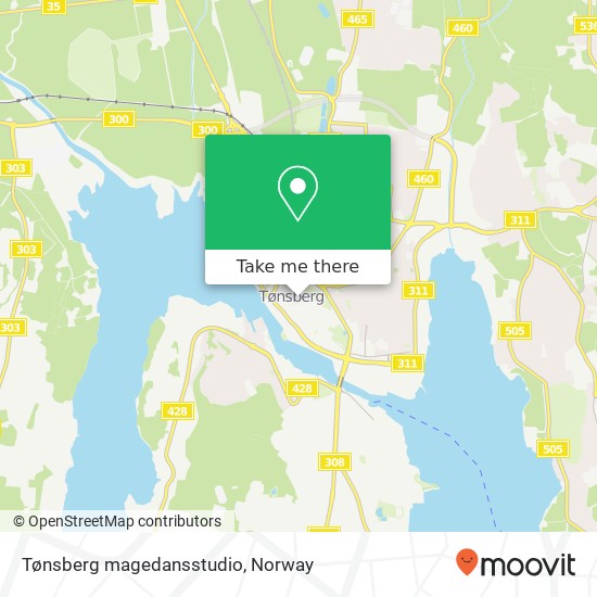 Tønsberg magedansstudio map