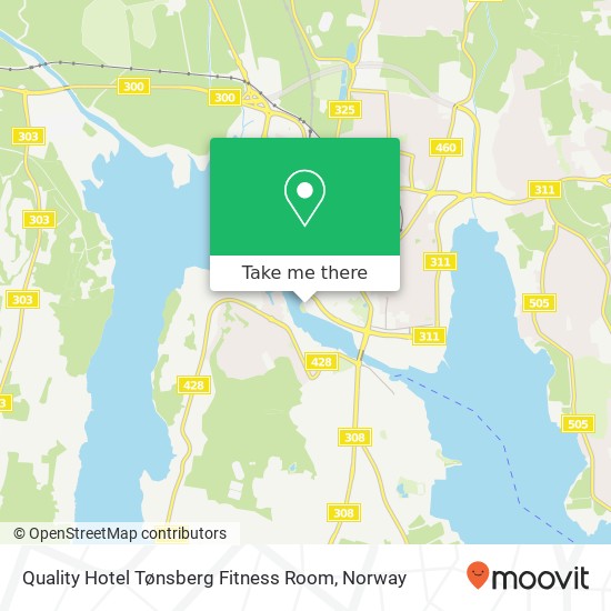 Quality Hotel Tønsberg Fitness Room map