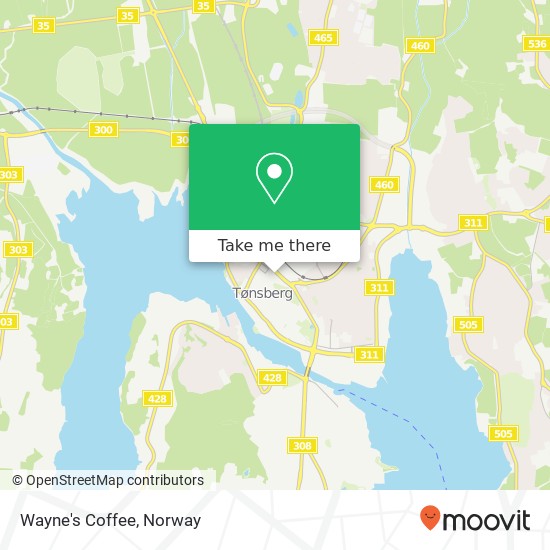 Wayne's Coffee map