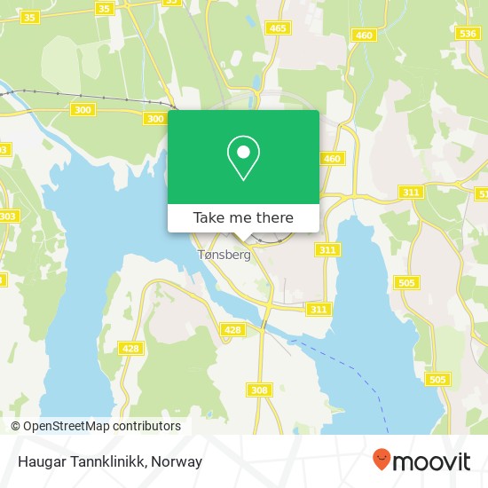 Haugar Tannklinikk map