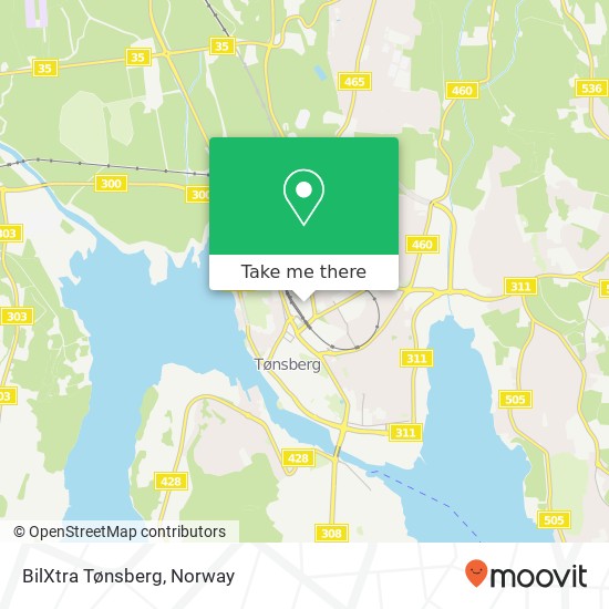 BilXtra Tønsberg map