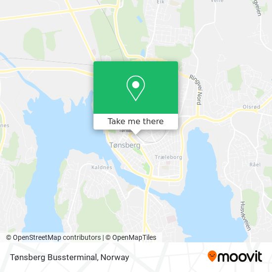 Tønsberg Bussterminal map