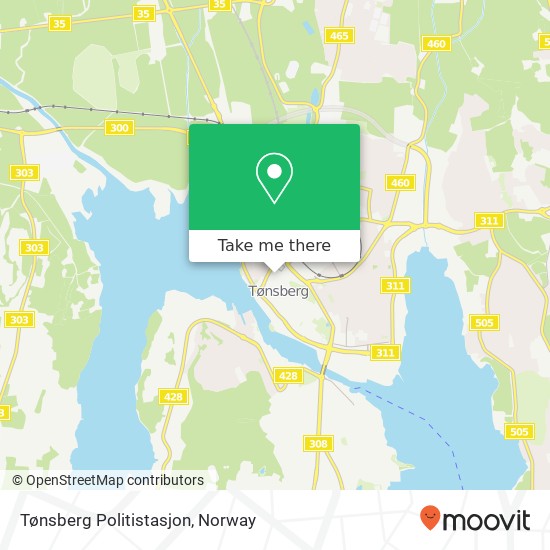 Tønsberg Politistasjon map