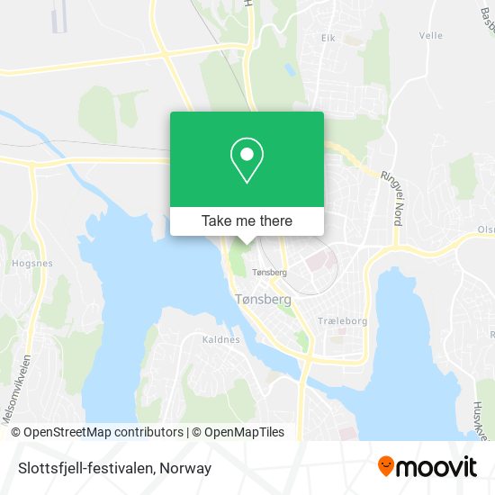 Slottsfjell-festivalen map