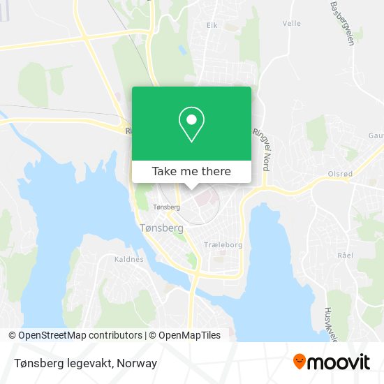 Tønsberg legevakt map