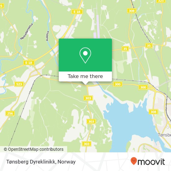 Tønsberg Dyreklinikk map