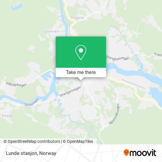 Lunde stasjon map