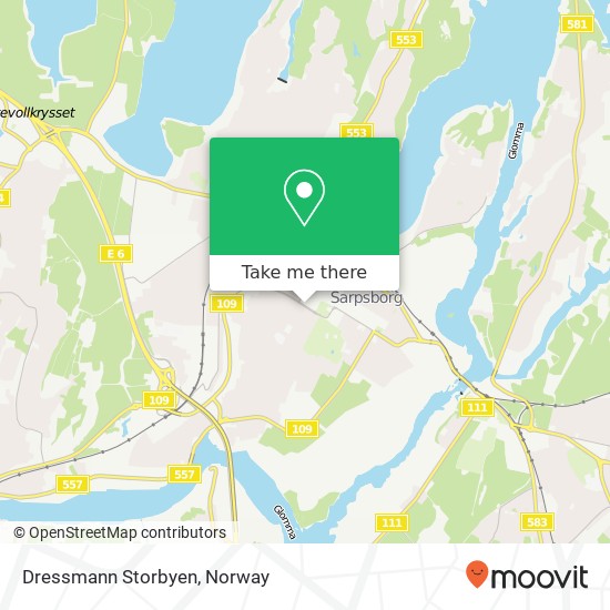 Dressmann Storbyen map