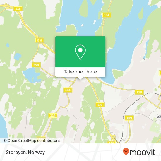 Storbyen map