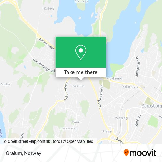 Grålum map