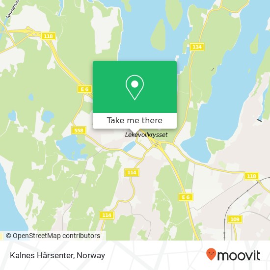 Kalnes Hårsenter map