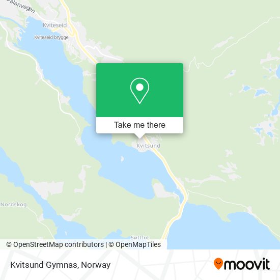 Kvitsund Gymnas map