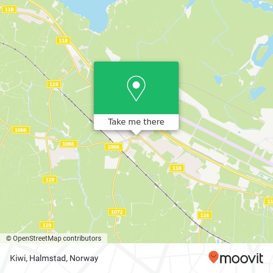 Kiwi, Halmstad map