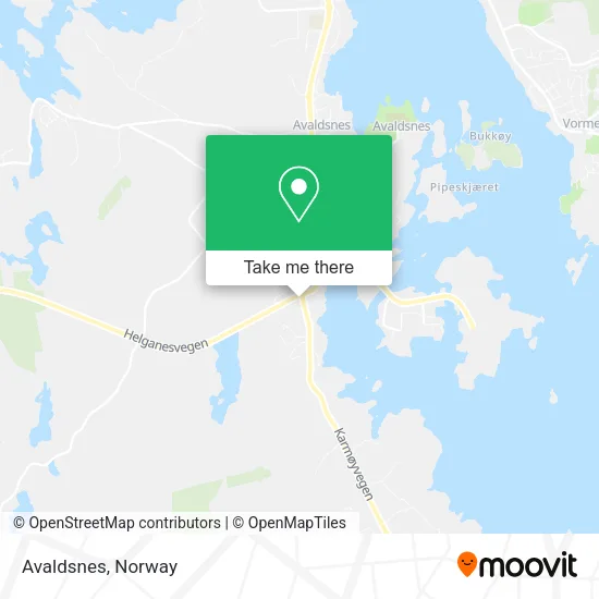 Avaldsnes map