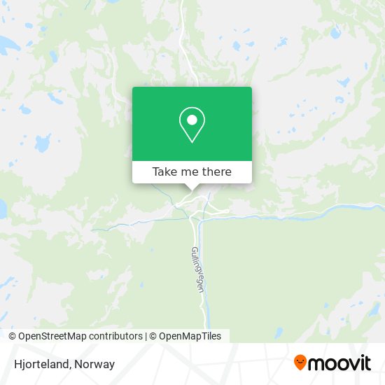 Hjorteland map