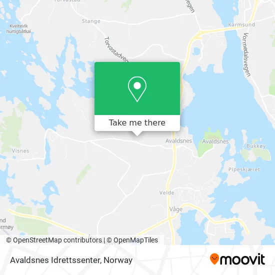 Avaldsnes Idrettssenter map