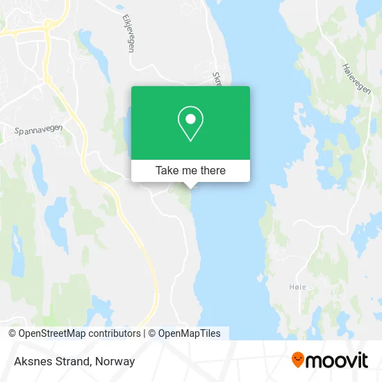 Aksnes Strand map
