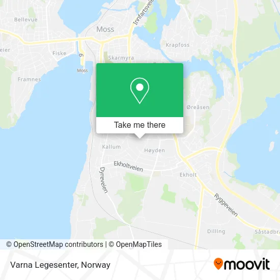 Varna Legesenter map