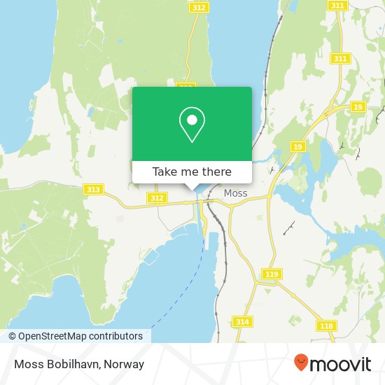 Moss Bobilhavn map