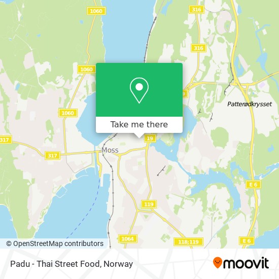 Padu - Thai Street Food map