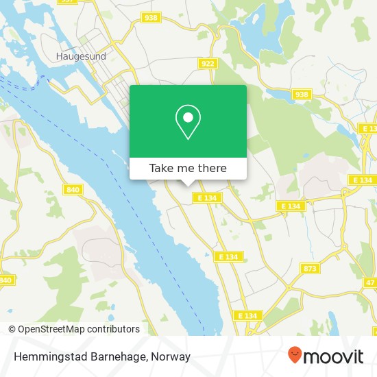 Hemmingstad Barnehage map