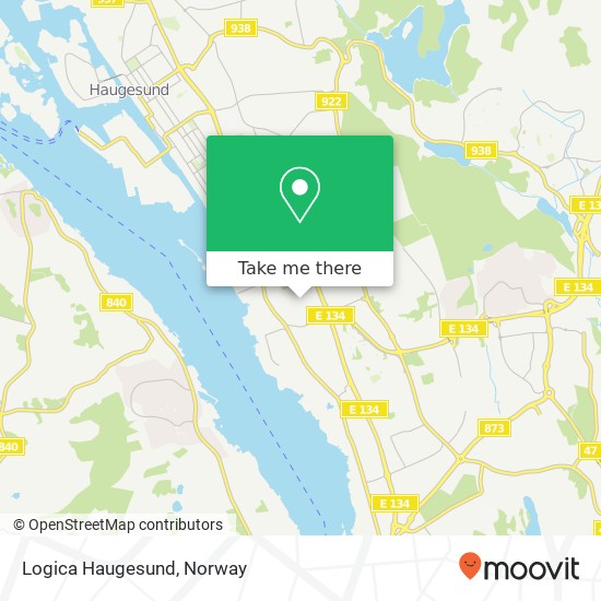 Logica Haugesund map