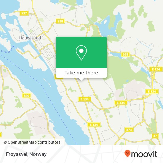 Frøyasvei map