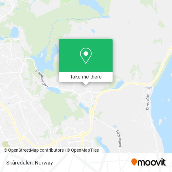 Skåredalen map