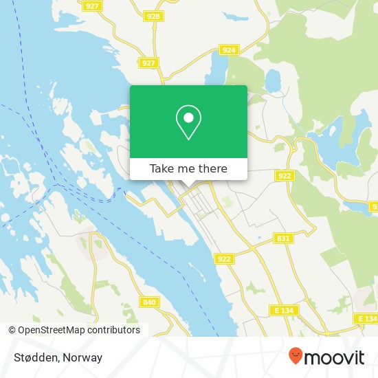 Stødden map