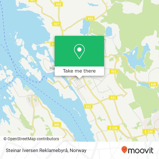 Steinar Iversen Reklamebyrå map