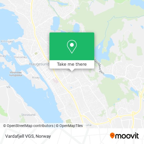 Vardafjell VGS map