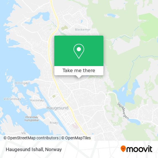 Haugesund Ishall map