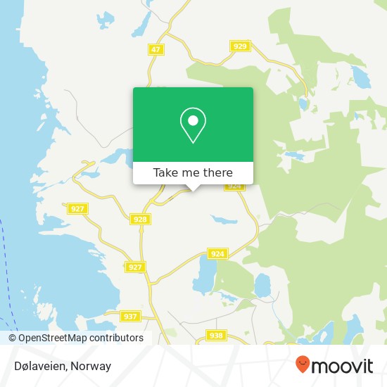 Dølaveien map