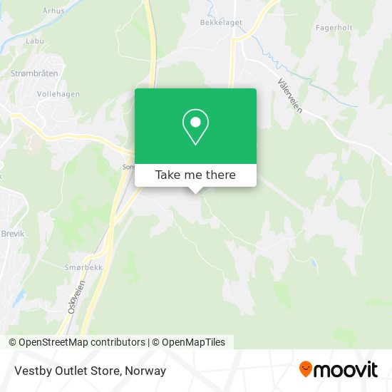 Vestby Outlet Store map