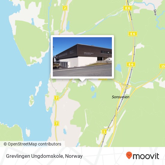 Grevlingen Ungdomskole map